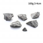 Natūralios liepsnos ugnies akmens syenito UV fluorescencinis sodalito mineralinis grubus kristalas 100g 3-4cm