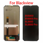 Skystųjų kristalų ekranas, skirtas Blackview BV8800 BL8800 Pro LCD ekranas jutiklinis ekranas Skaitmenintuvo viso mazgo keitimas BV8800 juoda