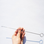 Siuvamosios kilpos tekinimo kabliukas su ilgos kilpos tekinimo įrankis su 27 mezgimo skląsčiu 10,6 cm/ Priedai, &bdquo;pasidaryk pats&ldquo; G6E3