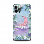 Flower Star Moon telefono dėklas, skirtas iPhone Samsung Galaxy Redmi Xiaomi Oppo OnePlus Note SA 7 8 9 10 11 12 13 14 20 21 22 23 53 54 Pro Max Plus Ultra iPhone 6 or 6S