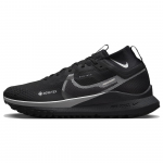 Nike React Pegasus Trail 4 GORE-TEX juodi atspindintys sidabriniai vyri&scaron;ki sportbačiai Wolf-Grey DJ7926-001 40.5