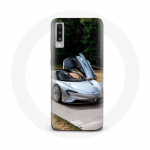 Coque pour Samsung Galaxy A70 Formule 1 McLaren Voiture Gris