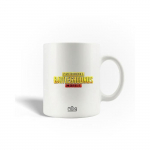 Mug en C&eacute;ramique PlayerUnknown's Battlegrounds Logo Rouge Jaune