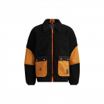 Adidas Neo X Jujutsu Kaisen Co-Branded W Jjtk Striukė Su Spaudiniu Ant Nugaros Ir Sagomis Vyri&scaron;kos Striukės Juoda HZ2426 M