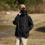 Multi Pocket Three Proof Assault Striukė Vyri&scaron;ka Nauja Užtrauktuku Lauko Funkcionali Sportinė Vyri&scaron;ka Darbo Striukė