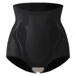 Moteri&scaron;kos kelnaitės Besiūlės auk&scaron;tu juosmeniu pilvą reguliuojančios kūną formuojančios, tamprios kelnaitės po gimdymo, paauk&scaron;tintos užpakaliukai L juoda