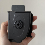 Lengvas lauko avarinis sulankstomas žirklinis ma&scaron;as, skirtas Leatherman Raptor juoda