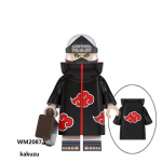 Animacinių filmų serijos &bdquo;Ninja&ldquo; minifigūrėlės Naruto Uzumaki vaikams, surinkti statybiniai blokeliai lėlių žaislai vaikams, mokomieji WM2087