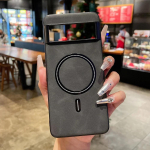 &bdquo;Google Pixel 9 Pro XL&ldquo; avikailio odinis belaidžio įkrovimo dėklas, skirtas Pixel 8A 7A 7 Pro mink&scaron;tas TPU objektyvo apsaugos smūgiams atsparus dangtelis for Pixel 7 pilka spalva