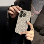 Prabangus dengtas odinis leopardo ra&scaron;to dėklas, skirtas iPhone 16 Pro Max 15 14 Plus 13 12 Pro 11, viskas įskaičiuota, apsauga nuo kritimo Dėklas su objektyvo plėvele iPhone 13