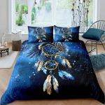 Sapnų gaudyklės patalynės komplektas Eleganti&scaron;kas bohemi&scaron;kas antklodės užvalkalas Karalienės dydžio 240x220 Etni&scaron;kas antklodės užvalkalas Viengulis Dvigulis Karali&scaron;ko dydžio Patalynės užtiesalas 70x133cm 2pcs