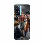 Coque pour Oppo A57s 4G Sangoku naruto Luffy one piece Dragon Ball z 3D Anime manga Maniacase juoda