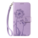 Įspaustas kiaulpienės odinis telefono dėklas Xiaomi Redmi 14C 13 13C 12 12C 10 9 9A 9C Redmi Note 14 13 12 12S 11 10 9 8 Pro piniginės dėklas su 2 dirželiais Xiaomi 14