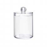 Skaidrus medvilninių krap&scaron;tukų, makiažo pagalėlių dozatorius, laikymo dėžutė, daugiafunkcinė vonios kosmetikos laikymo dėžutė, apvalių medvilninių pagalėlių laikikliai