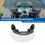 Priekinis stiklas 180 laipsnių plataus kampo galinio vaizdo veidrodis HONDA Forza 125 Forza 300 Forza 350 Forza 750 NSS300/350/750 Chrome