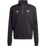 Adidas Originals X All Blacks Essentials Pusiau užsegamas gofruotas madingas megztukas ilgomis rankovėmis T-shirt vyri&scaron;ki vir&scaron;utiniai drabužiai JD4076 L