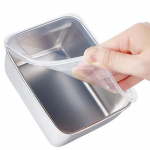 600 ml nerūdijančio plieno &scaron;aldytuvo maisto laikymo dėžutė su plastikiniu dangteliu Paruo&scaron;kite maisto &scaron;viežumo i&scaron;saugojimo dėžutę i&scaron;kylai