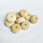 20 vnt. Rondelės formos 14x9mm 20x12mm 23X12mm 30x20mm Natūralaus medžio palaidi rankų darbo karoliukai &bdquo;pasidaryk pats&ldquo; amatams, papuo&scaron;alų gamybos priedai 14x9mm-20pcs