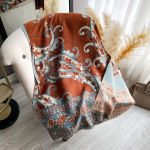 400 g storio retro etninio stiliaus ka&scaron;myro &scaron;alikas moterims žiemai, auk&scaron;tos kokybės &scaron;iltas &scaron;alikas, ka&scaron;myro imitacijos skara 185x65cm