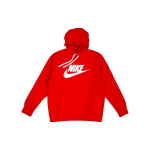 Nike Bėgimo Treniruočių Gobtuvukas Megztinis Vyri&scaron;ki Vir&scaron;utiniai Drabužiai Raudonas BV2974-657 M