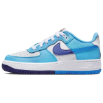 Nike Air Force 1 LV8 2 GS Split - &Scaron;viesiai mėlyni Vaikų sportbačiai Balti Tamsiai Karali&scaron;ki Mėlyni Baltijos Mėlyni DZ2660-100 35.5