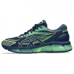 Asics Gel Quantum 360 8 Naktinio dangaus žalias vyri&scaron;ki sportbačiai Mėlynas &Scaron;viesiai žalias 1203A305-400 42