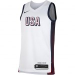 Nike Olimpinės serijos megztas drėgmę sugeriantis kvėpuojantis krep&scaron;inio mar&scaron;kinėlis Vyri&scaron;ki vir&scaron;utiniai drabužiai Baltas Sport-Raudonas Obsidianas FV5517100 2XL