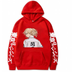 Anime Tokyo Revengers Manjiro Sano MIKEY Grafinis Spaudinys Su Gobtuvu Vyrams Moterims Manga Džemperiai Patogus Džemperis Harajuku Puloveris 3XL