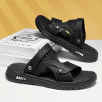 Madingos CYYTL vyri&scaron;kos &scaron;lepetės Vasarinės Lauko Atsitiktinės Paplūdimio Avalynės Sandalai Walking Slides Komfortas Prabangus Dizainerio Odinės Mados Lengvos 39