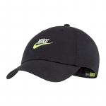 Nike poliesterio beisbolo kepuraitės, juodos, laisvalaikio stiliaus, unisex, 913011-015 F juoda