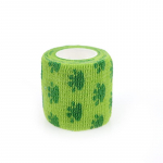 24 Rolls Pet Bandage elastinis lipnus ri&scaron;antis tvarstis &scaron;unų kačių arkliams Neaustinė lipni sportinė juosta kelio kulk&scaron;nims 2.5cm