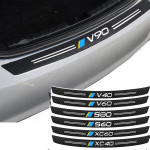 Automobilio galinio buferio apsauginė lipdukas Volvo C30 S60 V50 XC90 XC60 V40 V60 V70 AWD C70 S80 S90 T6 V90 XC40 XC70 S40 S90