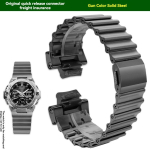 Casio G-SHOCK serijai Black Warrior GST-B400 modifikuotas plieninis dirželis nerūdijančio plieno laikrodžio dirželis vyri&scaron;ki madingi aksesuarai GST-B400mm black