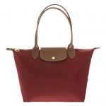 Longchamp logotipas Sulankstoma užtrauktuku užsegama pirkinių krep&scaron;ys Moteri&scaron;ki pirkinių krep&scaron;iai Raudona 2605089P59 Red