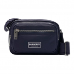Burberry poliruoto metalo aksesuarai Reguliuojamas peties dirželis Nailoninė petinė rankinė Vyri&scaron;ka petinė rankinė Tamsiai mėlyna 81112571 Basic Set (Bag+Dust Bag)