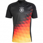 Adidas Vokietija Prie&scaron; rungtynes mar&scaron;kinėliai Futbolo mar&scaron;kinėliai Vyri&scaron;ki Juodi IW7956 M