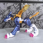 9cm/3.54inch Anime Digimon Adventure Figūrėlė Metalinis Garurumon Veiksmo Figūrėlės Pvc Statulėlė Kolekcinis Modelis Žaislai Dovanos NO BOX black