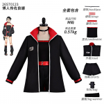 Sarada Cosplay Kostiumas Boruto Ninja Anime Vaidmenų Žaidimo Apranga Helovino &Scaron;ventė Juoda S black