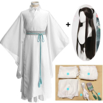 Xie Lian Cosplay Kostiumas Tian Guan Ci Fu Cosplay Xielian Perukai Bambukinis Skrybėlės Rekvizitas Vyrai Moterys Helovinas Komiksas Pilnas Rinkinys Anime Cosplay L