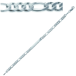 Les Tr&eacute;sors De Lily [E2164] - Gourmette Argent 'Eve' - 18 cm 4 mm