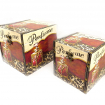 Les Tr&eacute;sors De Lily [L1952] - Set de 2 malles Coffres &agrave; jouets 'Belle Epoque' marron beige