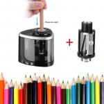 NAUJAS elektrinis pie&scaron;tukų drožtuvas, automatinis jutiklinis jungiklis Pencil Plane Mokyklos biuro reikmenys klasėje juoda