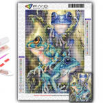 Deimantinis siuvinėjimas Animal 5D &bdquo;pasidaryk pats&ldquo; deimantinis dažymas kryžiaus dygsnio kalnų kri&scaron;tolas Full Round 20X30CM