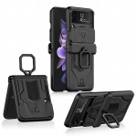 &bdquo;Samsung Galaxy Z Flip 4 3 Case&ldquo; prabangus magnetinis vyris, fotoaparato apsauginis žiedo laikiklis, kietas dangtelis, skirtas Samsung Z Flip4 dėklui