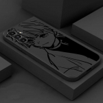 Anime Demon Slayer Capa dėklas, skirtas Samsung Galaxy A13 A12 A52s A33 A13 A73 A53 A42 A72 A22 A52 A32 A23 kvadratinis skystas dangtelis Samsung A13 5G