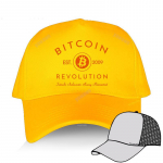 Medvilninės kepuraitės Bitcoin Revolution paauglių kepurė Juokingas dizainas sportinis gaubtas Valiutinė kepurė nuo saulės Moneymilitary unisex madinga beisbolo kepurė Adjustable