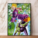 Drobės sienų dekoras &bdquo;Dragon Ball&ldquo;, Beta anime, svetainė, modulinis paveikslas, plakatas, namų apstatymas 21cm&times;30cm NoFrame