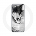 Coque pour Samsung Galaxy S20 FE Loup Duo animaux