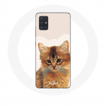 Coque pour Samsung Galaxy A51 5G Somali Race de chats