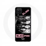 Coque pour Samsung Galaxy A12 Blackpink Square One Album Affiche Chanson BOOMBAYAH